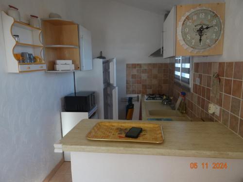 Η κουζίνα ή μικρή κουζίνα στο Villa indépendante 2/5 personnes - Palombaggia Vue mer magnifique Porto Vecchio