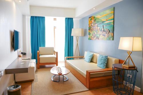 Ferra Hotel and Garden Suitesにあるシーティングエリア