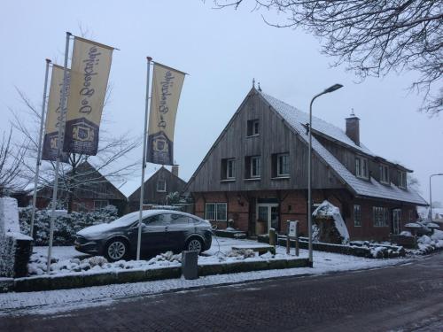 Vakantiehuis in Twente semasa musim sejuk