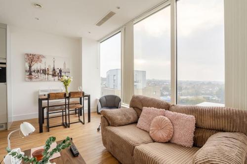 Χώρος καθιστικού στο Luxury London Studio