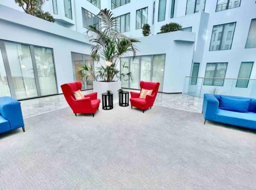Χώρος καθιστικού στο Luxury London Studio