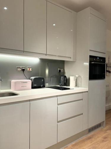 Η κουζίνα ή μικρή κουζίνα στο Luxury London Studio