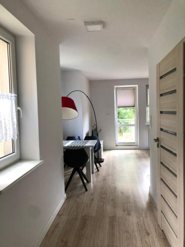 Postel nebo postele na pokoji v ubytování Nowy dwupokojowy apartament idealny na narty