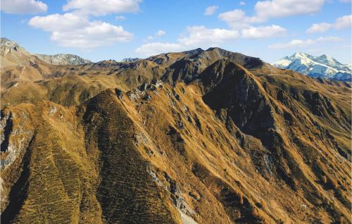 an aerial view of a mountain range with snow covered mountains at Ferienwohnung Auf 1700M Hoehe in Unterweg