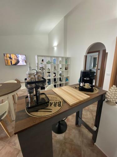 Η κουζίνα ή μικρή κουζίνα στο Casa Luca - Zambrone-Tropea