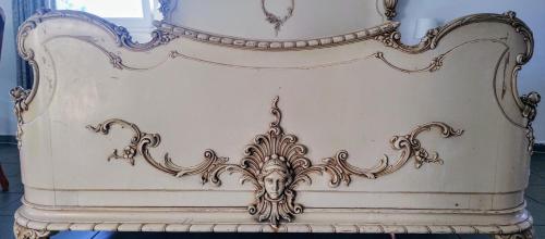 a white chair with a design on it at Ubytovani Sarka in Čistá