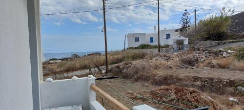 a view from a window of a house at Balcony to Aegeon 1 in Apollon