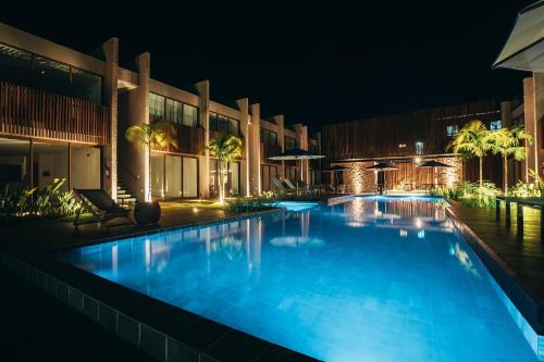 Villa Naluri Frente Mar em Japaratinga por Quarto à Vista