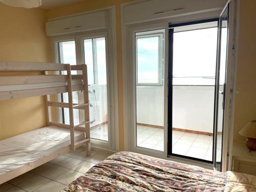 Appartement front de mer 6 pers, parking, WIFI