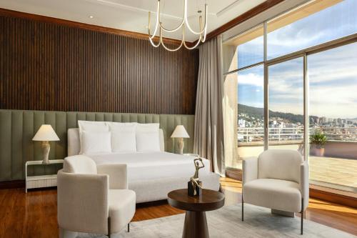 Posezení v ubytování JW Marriott Quito