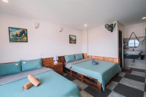 Ένα ή περισσότερα κρεβάτια σε δωμάτιο στο An Phu House Valley View