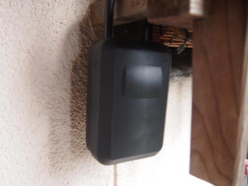 a black object is hanging on a wall at ICHIE Second Location in Tanabe