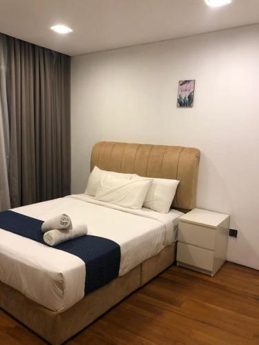 KL Suites Apartment at Vortexにあるベッド