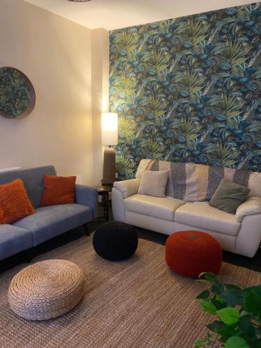 Χώρος καθιστικού στο The Mews - Worcester City - House - Gated - Self Check In - Free WIFI - 2 Doubles - TVs in bedrooms - Sleeps 6 - Free Nearby Parking