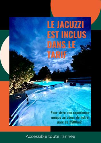 a poster for an event with a swimming pool at Le Clos Gabrielle in Châtellerault