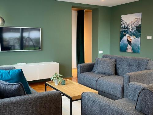 Khu vực ghế ngồi tại Apartment Irmi