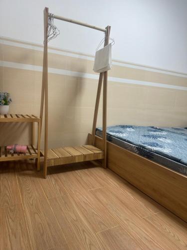 Postel nebo postele na pokoji v ubytování homestay sunmoon