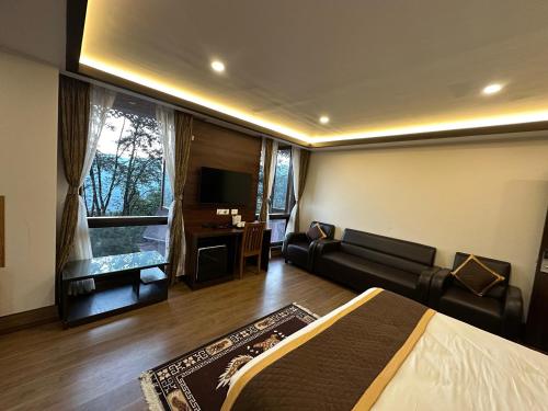 Zona de estar de Hotel Lha-yul nearby MG Road Gangtok