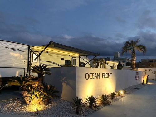 an open front sign in front of a house at OCEAN FRONT TATEYAMA - Vacation STAY 35718v in Tateyama