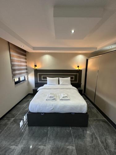 Postel nebo postele na pokoji v ubytování Alis Home Pamukkale