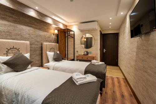 Postel nebo postele na pokoji v ubytování Old Harbour Hotel istanbul