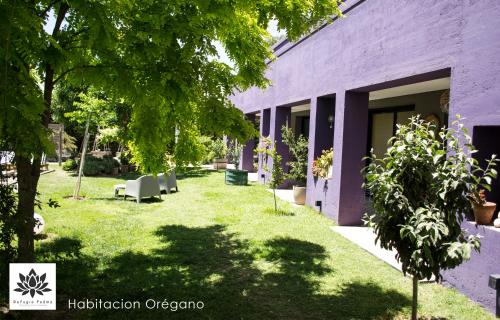 En have udenfor Refugio Padma