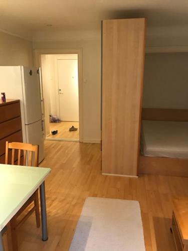 Ένα ή περισσότερα κρεβάτια σε δωμάτιο στο Apartment - very central in Majorstuen, Oslo