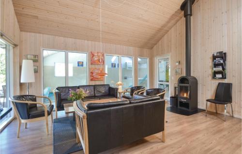 Χώρος καθιστικού στο Awesome Home In Ebeltoft With Wifi