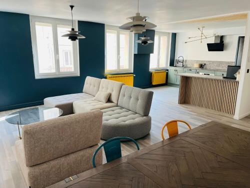 Appartement d'Exception à Saint-Étienne Spacieux 100m2 Haut de Gamme avec 2 Chambres