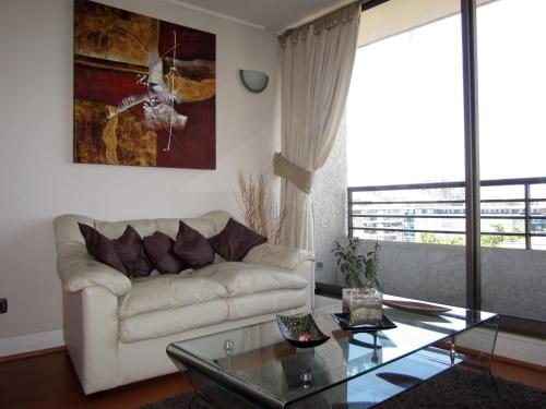 Zona de estar de Lobato Apartments