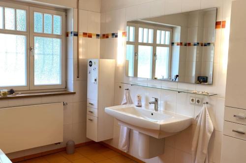 Koupelna v ubytování Ferienhaus - Ganzes Haus für Euch allein