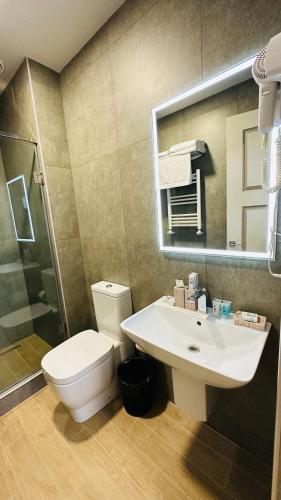 Koupelna v ubytování Marrone Hotel Tsaghkadzor