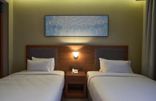 Platinum Hotelにあるベッド