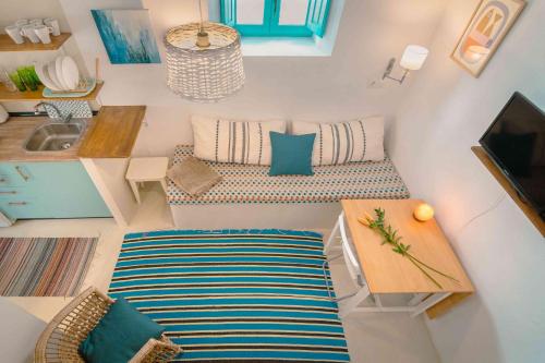 Χώρος καθιστικού στο Casita en barrio de pescadores