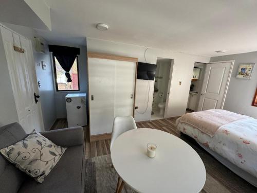 Ένα ή περισσότερα κρεβάτια σε δωμάτιο στο Frente al mar