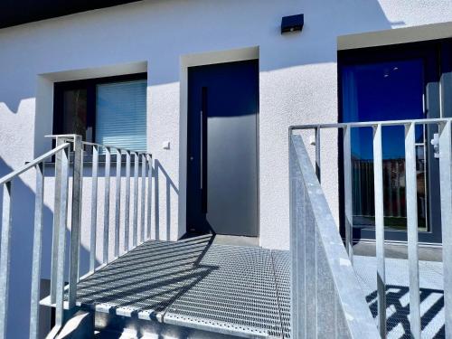 Balkón nebo terasa v ubytování alte Stube 36