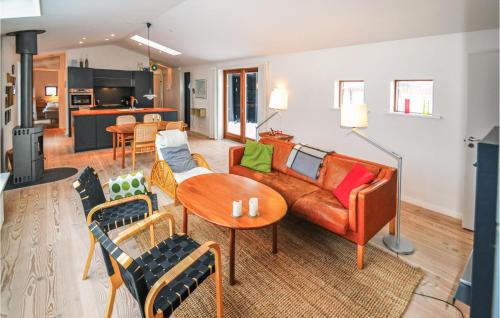 Kuchyň nebo kuchyňský kout v ubytování Holiday Home Brislingvej