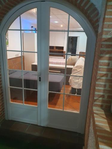 Χώρος καθιστικού στο Loft Pinares