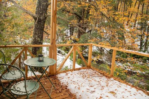 Balkón nebo terasa v ubytování CasaVerde Hostal Ecologico