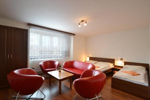 Postel nebo postele na pokoji v ubytování Hotel Flora