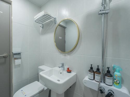 Vannituba majutusasutuses Hotel Leo Changwon Central Branch
