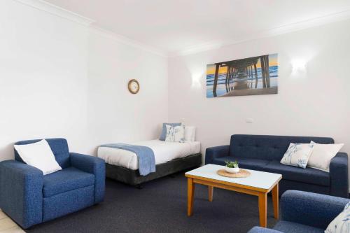 Χώρος καθιστικού στο Bayside Retreat Glenelg