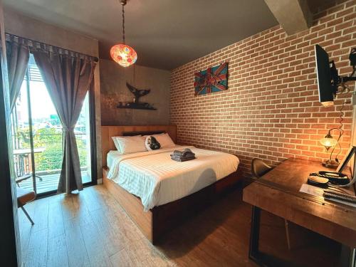 Katil atau katil-katil dalam bilik di Rent V38 #420 friendly Thailand