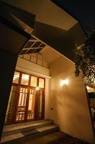 El edificio en el que está el bed and breakfast