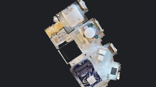 a rendu la cuisine et le salon proposés pour une maison dans l'établissement Bluestay 299 - Superb apartment in Paris, à Paris