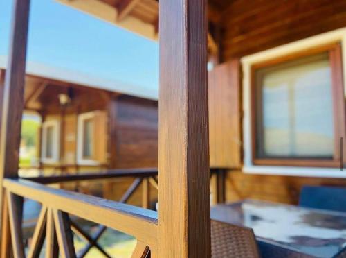 Balkón nebo terasa v ubytování Satsumania Village