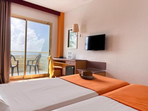Posteľ alebo postele v izbe v ubytovaní Hotel Mercury by ALEGRIA