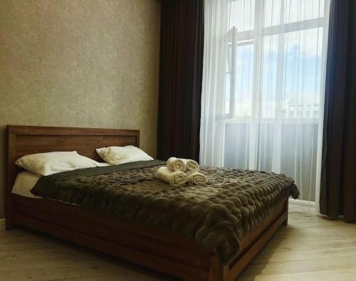 Krevet ili kreveti u jedinici u okviru objekta Galamat Tower