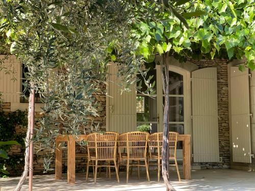 Κήπος έξω από το La Villa Baronnette