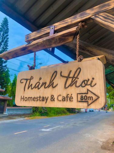 Cồn Giả ViênにあるThảnh Thơi HomeStay & Yogaの家庭やカフェに感謝の印